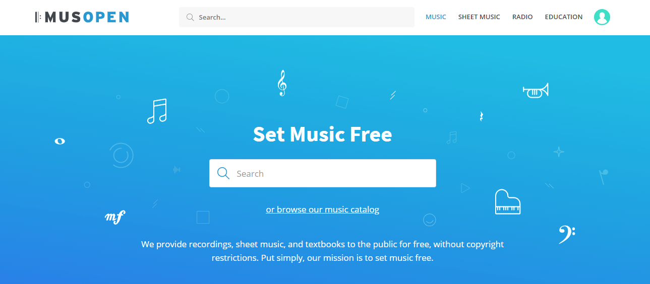 Musopen - download copyright free music
