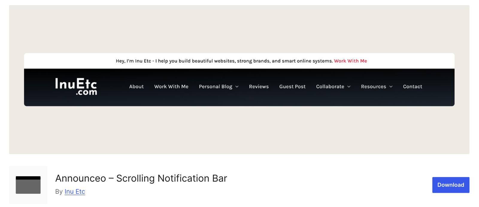 Announceo-–-Scrolling-Notification-Bar-–-WordPress-plugin