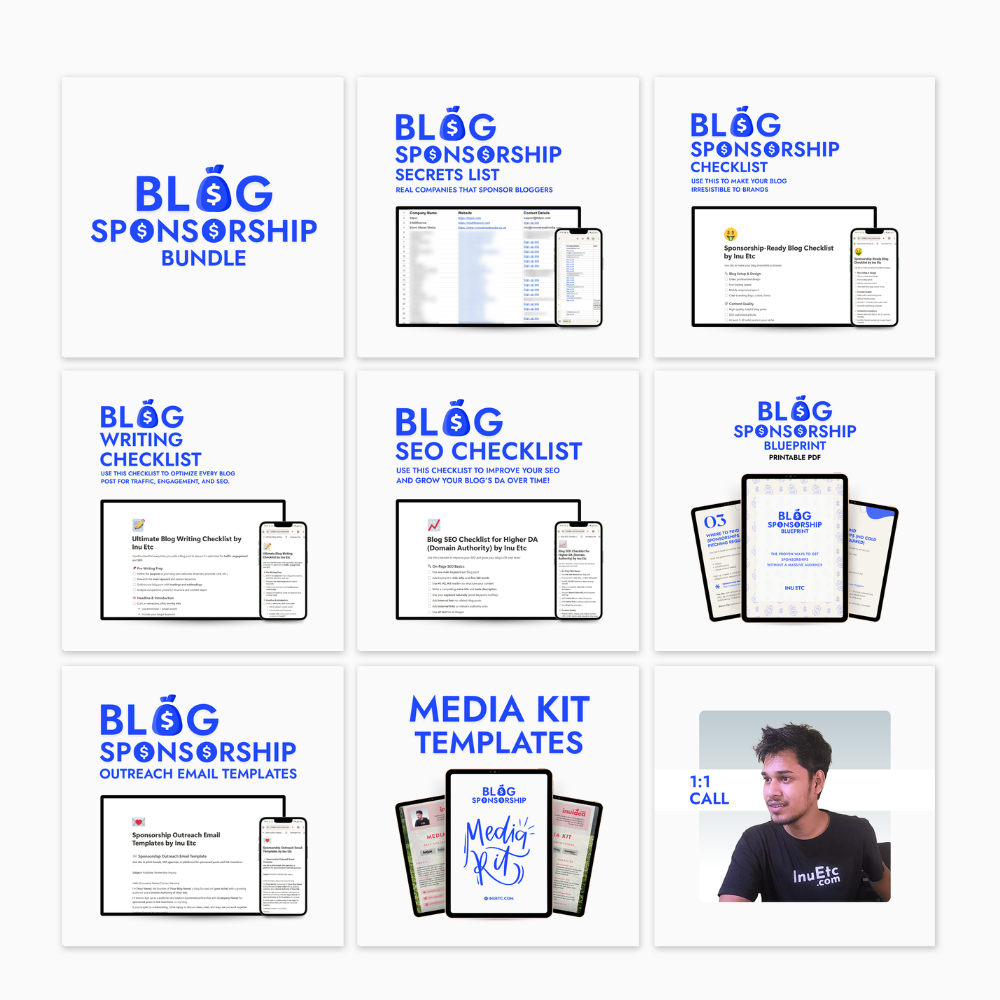 Blog Sponsorship Bundle