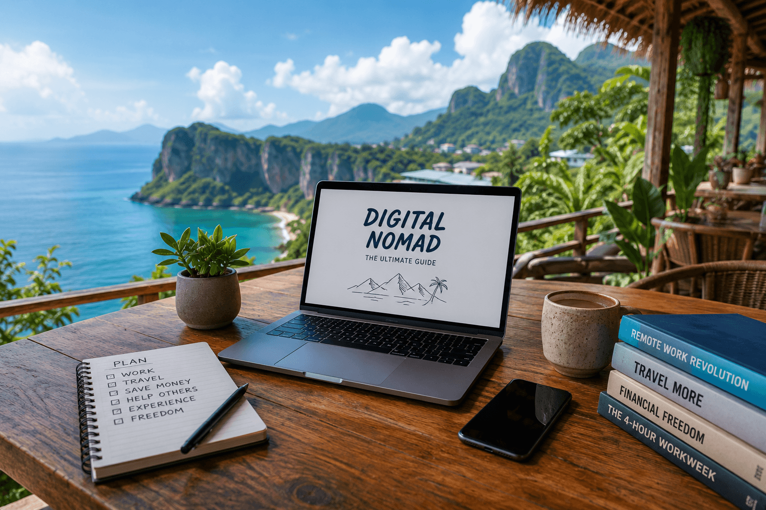 Cómo Convertirse en un Nómada Digital y Viajar por el Mundo