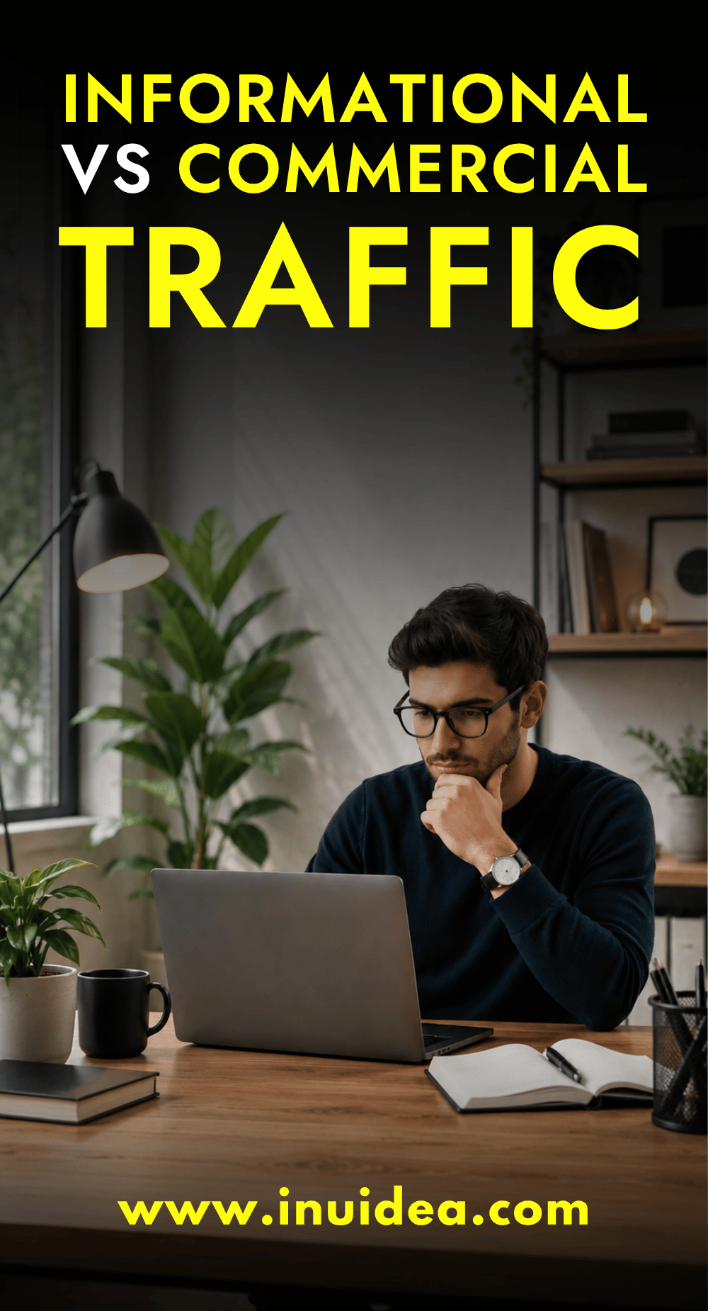 Comparing Organic Traffic From Informational and Commercial Queries