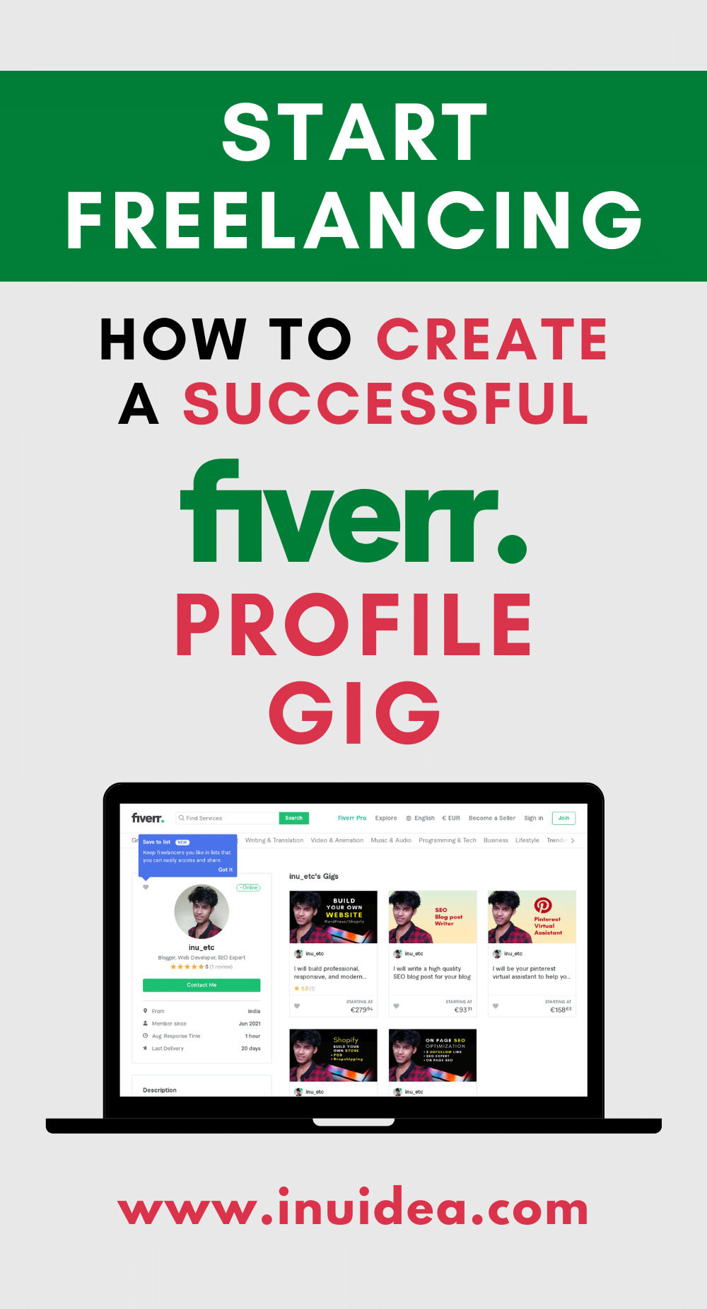 How to Create a Successful Fiverr Gig
