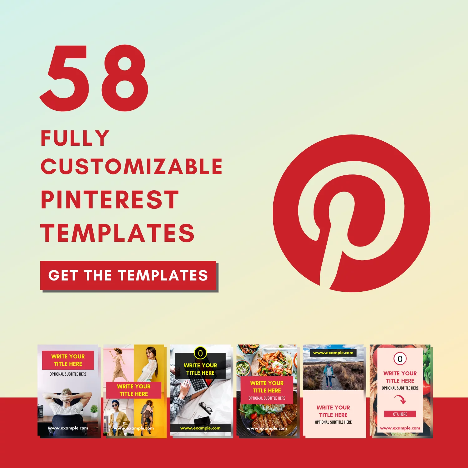 Pinterest templates -inu etc