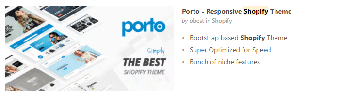 Porto - Responsive Shopify Theme