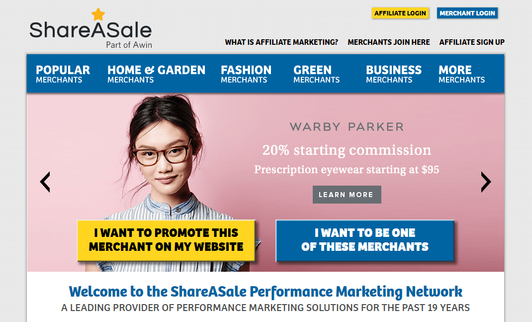 ShareASale Affiliate Marketing Network