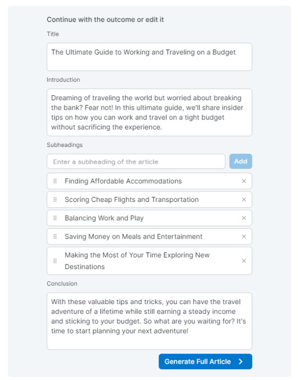 How to Use Tailwind Ghostwriter Blog Creation Wizard (2023)