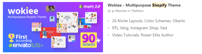 Wokiee Best Shopify Themes for Your Store