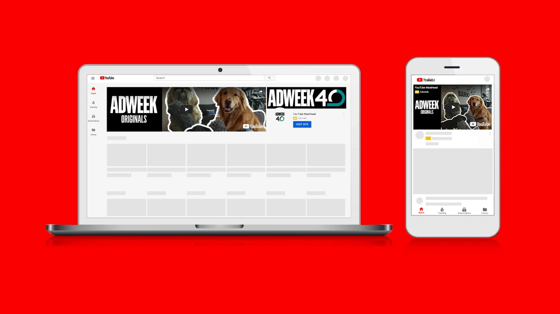 YouTube Masthead on Big Screens